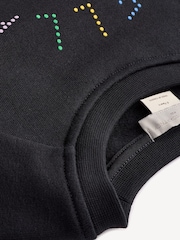 Stella McCartney Kids Logo Black Sweatshirt - Image 4 of 7