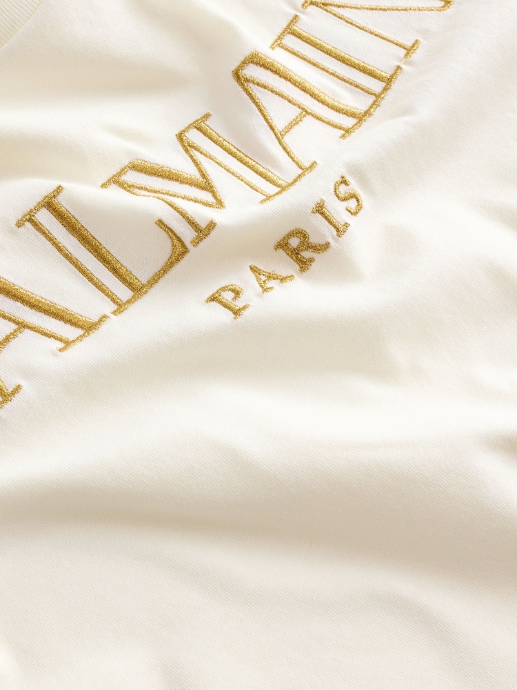 Balmain Kids Logo Short Sleeve T-Shirt - Image 5 of 5