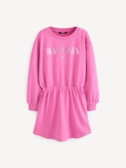 Balmain Kids Logo Jersey Jumper Dress - Image 1 of 5
