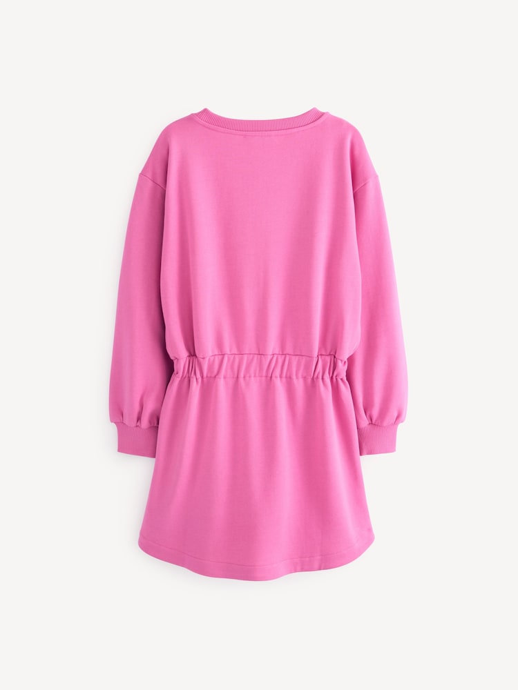 Balmain Kids Logo Jersey Jumper Dress - Image 2 of 5