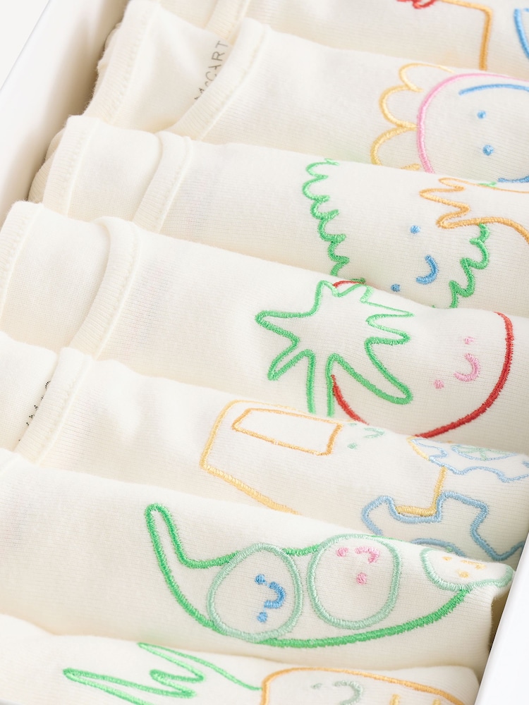 Stella McCartney Kids Cream Long Sleeve Vest - Image 13 of 13