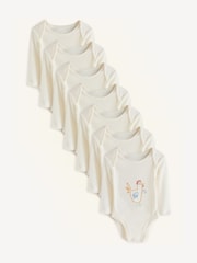 Stella McCartney Kids Cream Long Sleeve Vest - Image 3 of 13