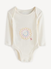 Stella McCartney Kids Cream Long Sleeve Vest - Image 7 of 13