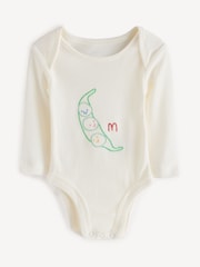 Stella McCartney Kids Cream Long Sleeve Vest - Image 8 of 13