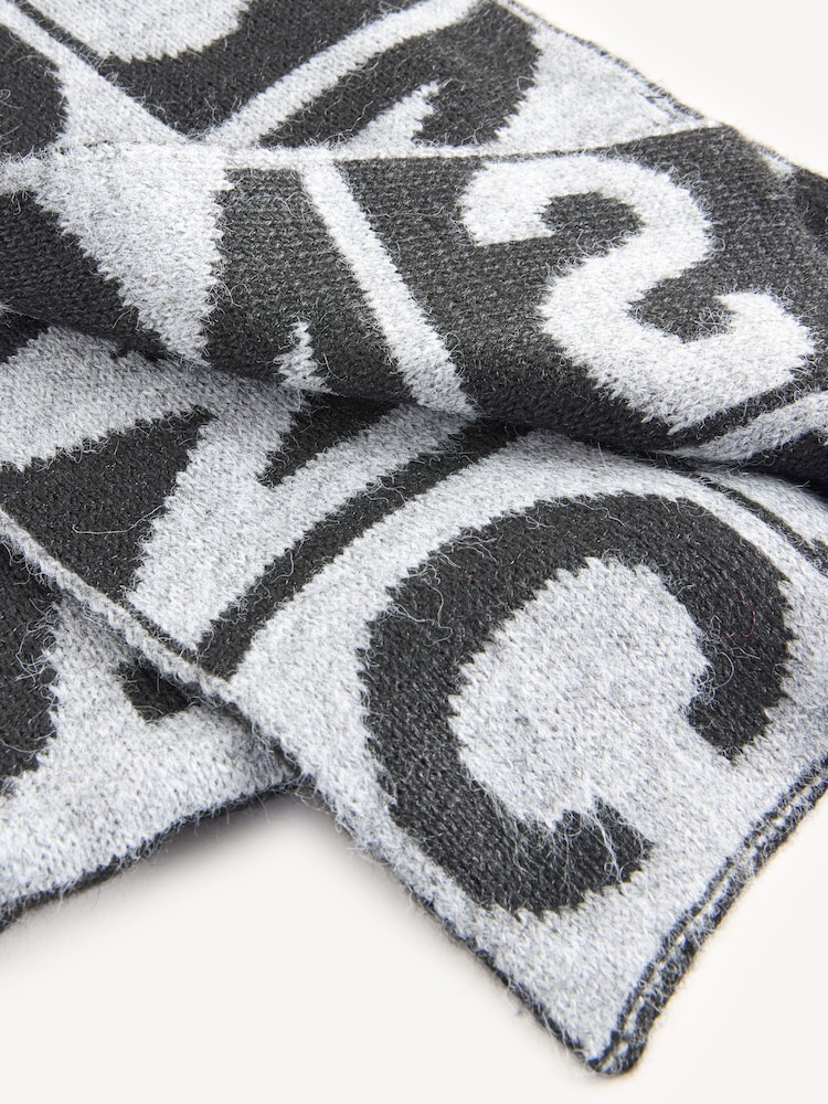 Stella McCartney Kids Logo Black Scarf - Image 2 of 3