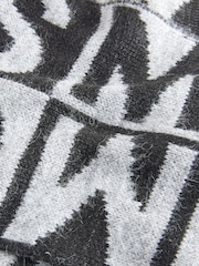 Stella McCartney Kids Logo Black Scarf - Image 3 of 3