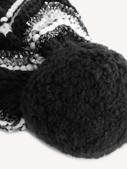 Missoni Zig Zag Pattern Bobble Black Hat - Image 3 of 4