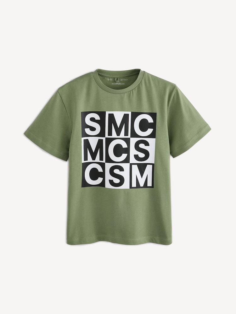 Stella McCartney Kids Square Logo T-Shirt - Image 1 of 5