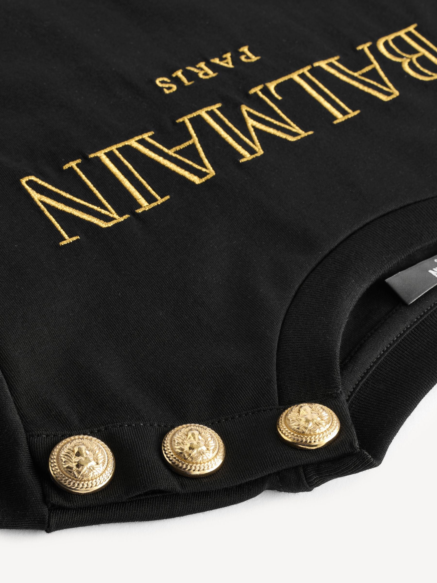 Balmain Kids Logo Short Sleeve T-Shirt | Seasons