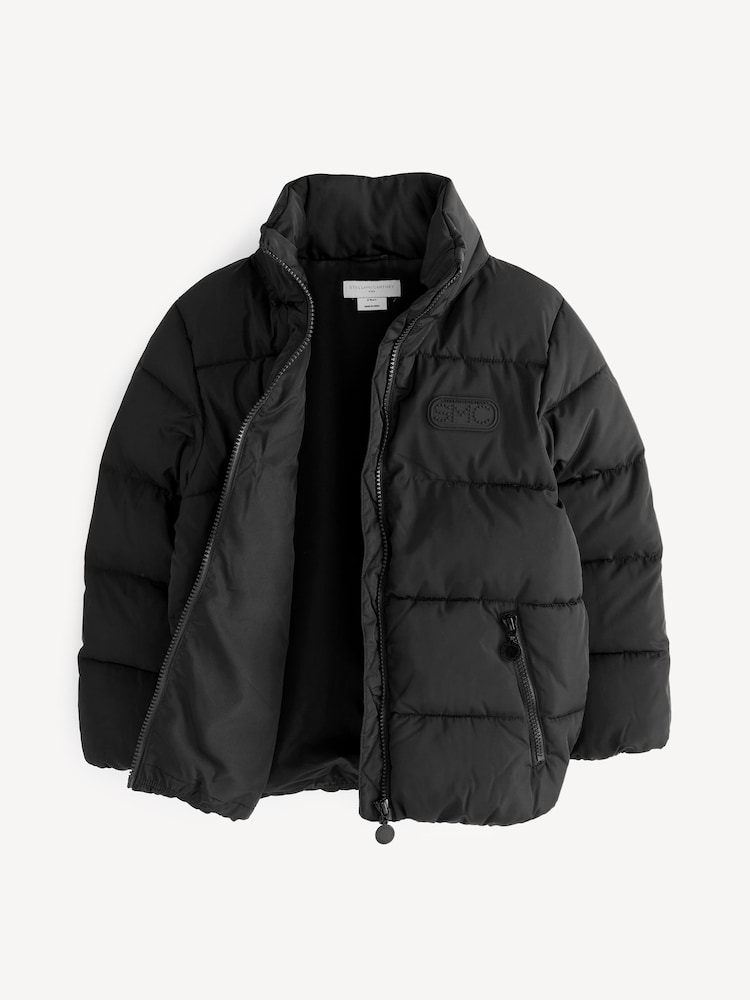 Stella McCartney Kids Puffer Black Jacket - Image 2 of 6