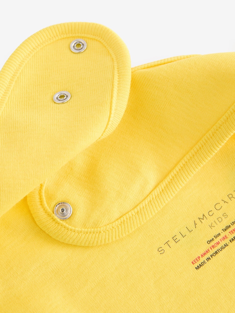 Stella McCartney Kids Baby Cream Chick Sleepsuit & Bib Set - Image 9 of 9