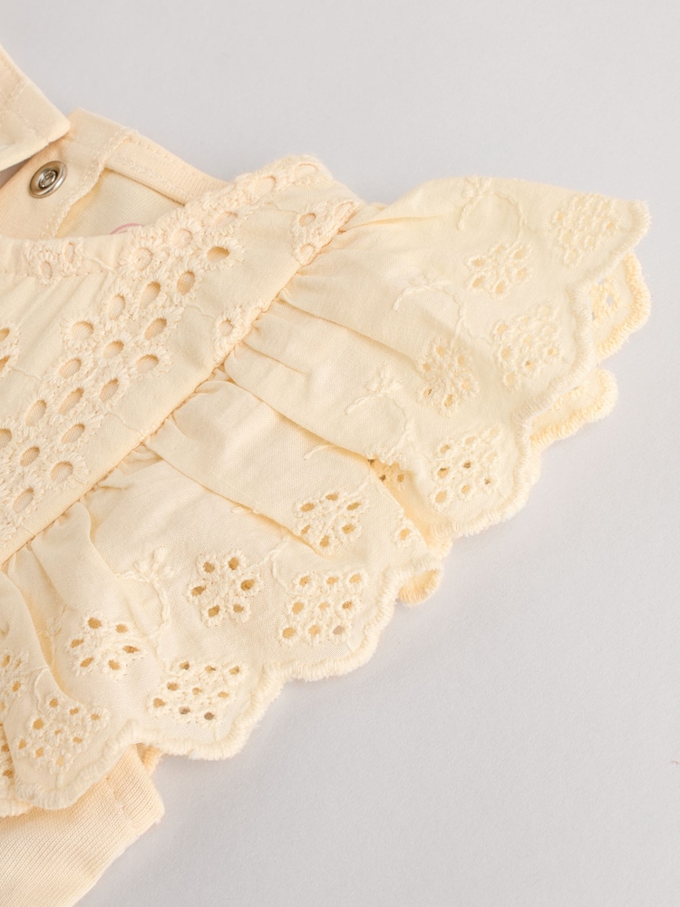 Neutral Baby Bloomer Rompers 3 Pack - Image 10 of 11