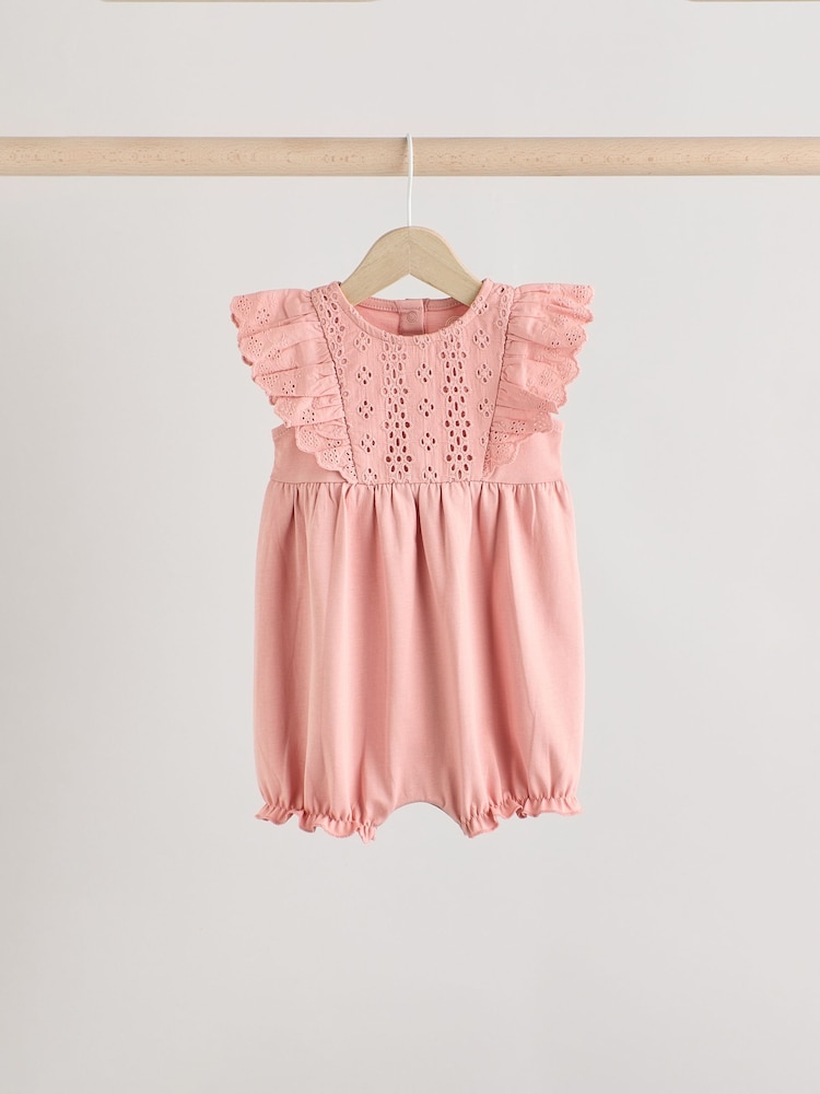 Neutral Baby Bloomer Rompers 3 Pack - Image 5 of 11