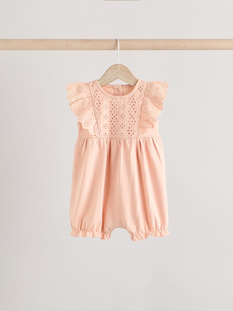 Neutral Baby Bloomer Rompers 3 Pack - Image 6 of 11