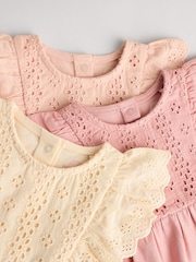 Neutral Baby Bloomer Rompers 3 Pack - Image 8 of 11