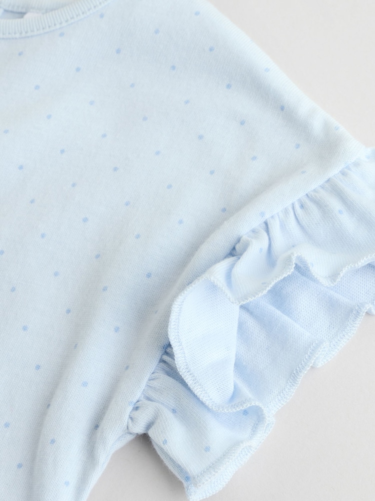 Pink Baby 100% Cotton Rompers 3 Pack - Image 10 of 11