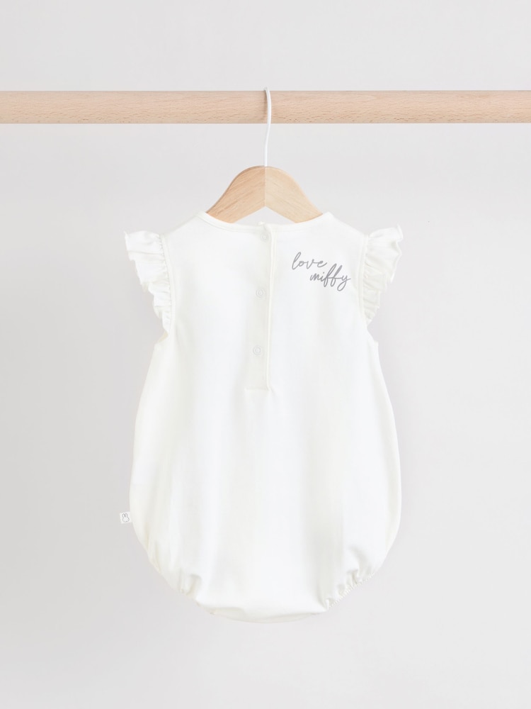 Multi Pastel Miffy Baby Rompers 2 Pack - Image 5 of 9
