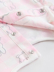 Multi Pastel Miffy Baby Rompers 2 Pack - Image 8 of 9