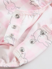 Multi Pastel Miffy Baby Rompers 2 Pack - Image 9 of 9