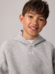 Under Armour Grey Rival Fleece Hoodie - Image 6 of 9