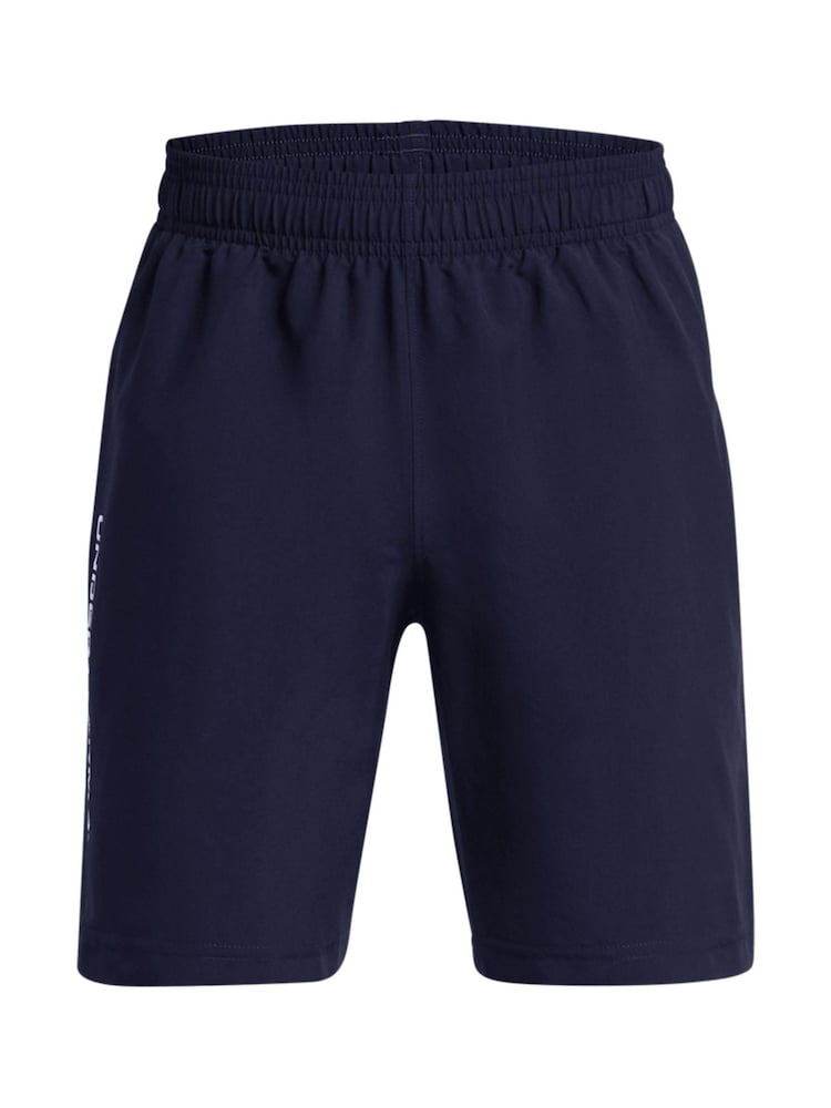 Under Armour Blue Woven Wordmark Shorts - Image 1 of 4