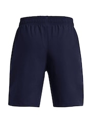 Under Armour Blue Woven Wordmark Shorts - Image 2 of 4