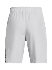 Under Armour Grey Tech Woven Graphic Shorts - Image 2 of 2