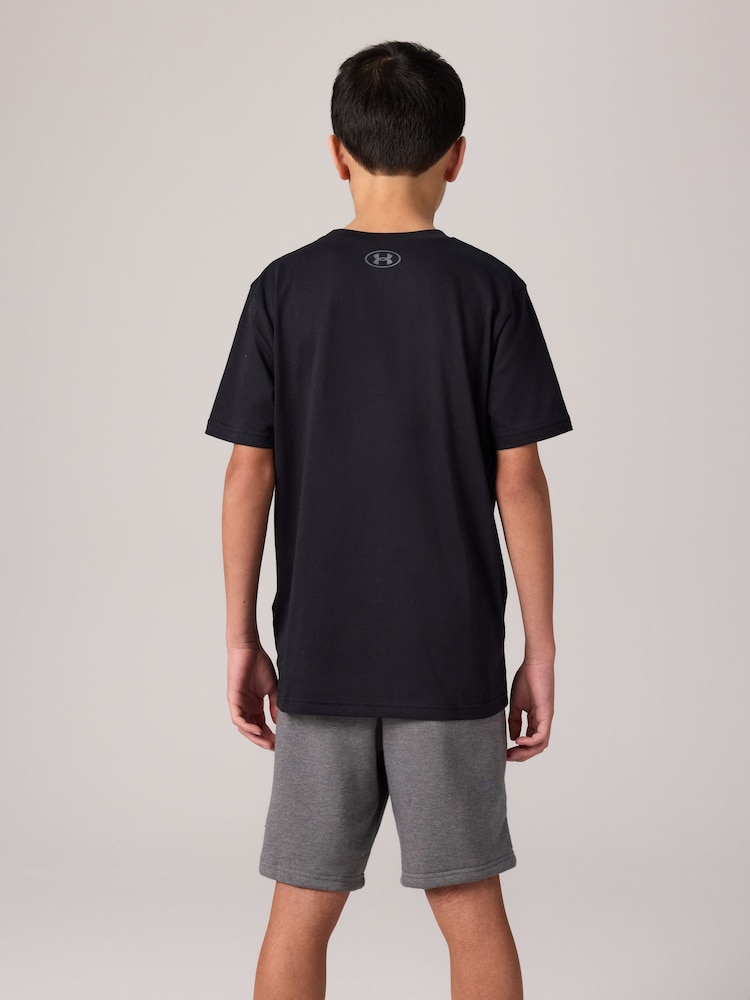 Under Armour Black Boxed Sports Short Sleeve 100% Cotton T-Shirt - Image 3 of 9