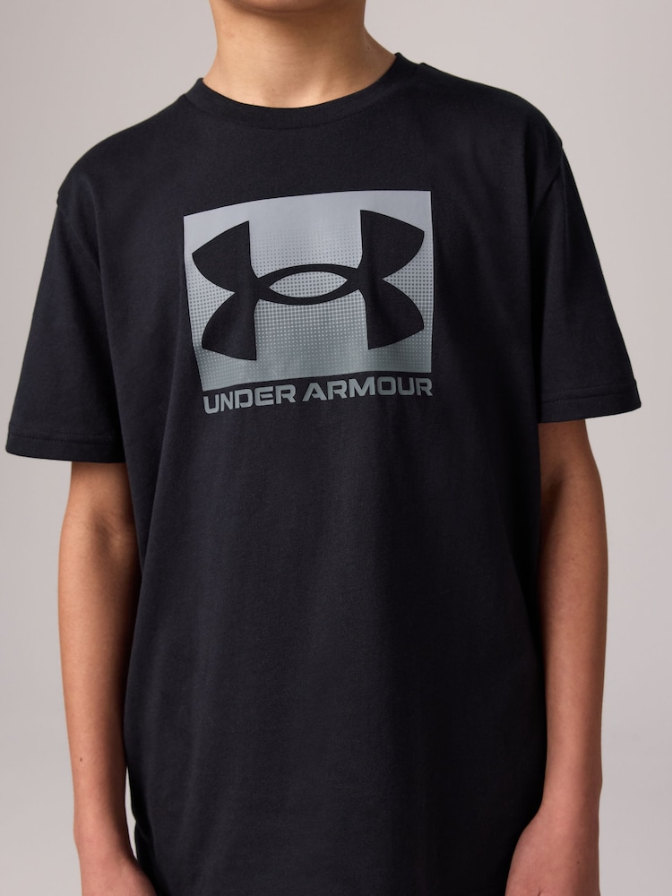 Under Armour Black Boxed Sports Short Sleeve 100% Cotton T-Shirt - Image 6 of 9