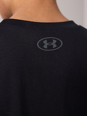 Negro - Under Armour Boxed Sports Short Sleeve 100% Cotton T-Shirt - Imagen 7 de 9