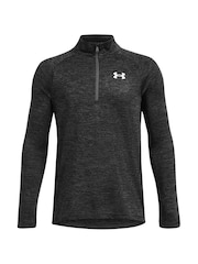 Gris - Sudadera técnica para niños con cremallera 2.0 1/2 de Under Armour - Imagen 1 de 3