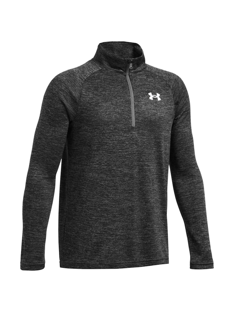 Gris - Sudadera técnica para niños con cremallera 2.0 1/2 de Under Armour - Imagen 3 de 3
