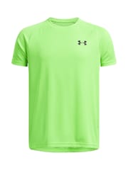 Under Armour Green Tech Textured Short Sleeve 100% Cotton T-Shirt - Image 1 of 2