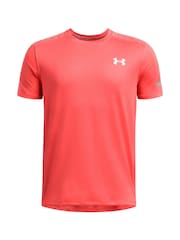 Under Armour Orange Tech Utility Short Sleeve 100% Cotton T-Shirt - Image 1 of 2