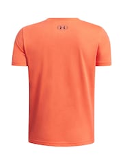 Naranja - Under Armour Boxed Sports Short Sleeve 100% Cotton T-Shirt - Imagen 2 de 2