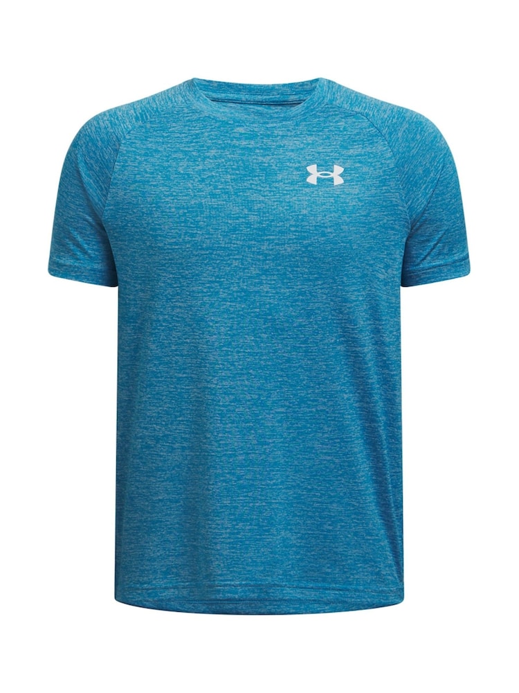 Under Armour Blue 100% Cotton Tech 20 Short Sleeve T-Shirt - Image 1 of 2