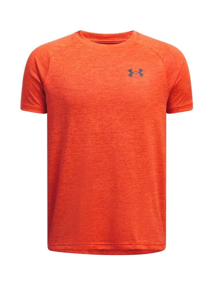 Under Armour Orange Tech 20 Short Sleeve 100% Cotton T-Shirt - Image 1 of 2