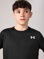 Under Armour Black Tech Utility Short Sleeve 100% Cotton T-Shirt - Image 5 of 8