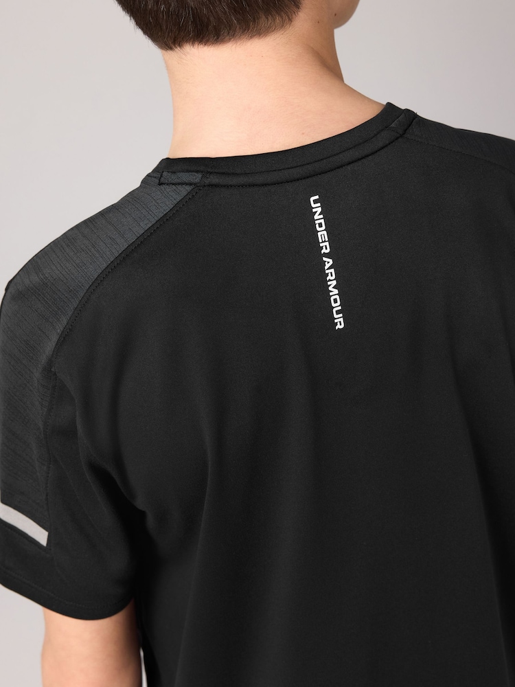 Under Armour Black Tech Utility Short Sleeve 100% Cotton T-Shirt - Image 6 of 8