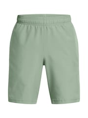 Under Armour Green Woven Wordmark Shorts - Image 1 of 2