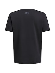 Under Armour Black 100% Cotton Wordmark Logo Short Sleeve T-Shirt - Image 2 of 2