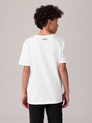 Under Armour White Sportstyle Short Sleeve T-Shirt - Image 2 of 6