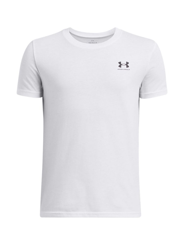 Buy Under Armour White Sportstyle Short Sleeve T-Shirt from  display picture 2