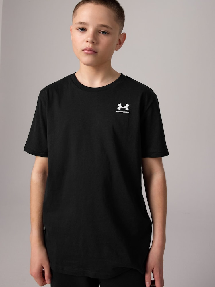 Under Armour Black Sportstyle Short Sleeve T-Shirt - Image 1 of 7