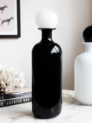 Rockett St George Black/White Apothecary Bottle Vase - Image 1 of 6