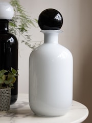 Rockett St George White/Black Apothecary Bottle Vase - Image 4 of 7