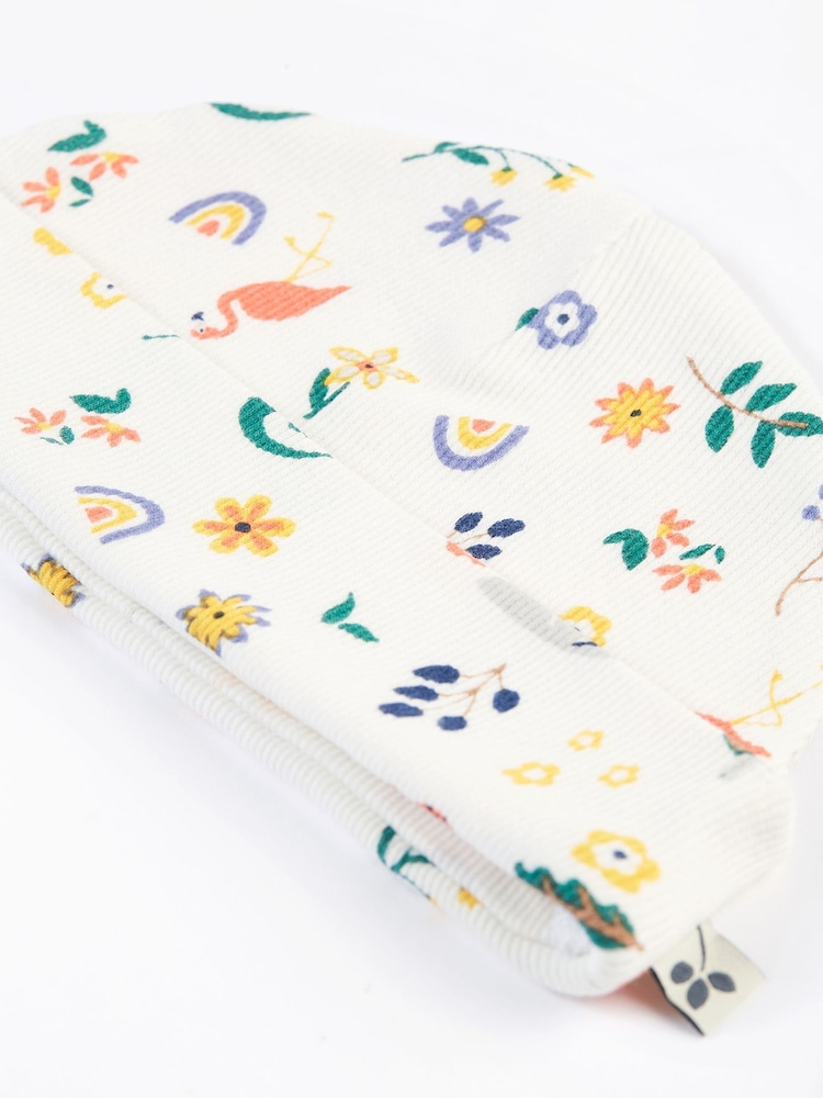 Frugi All Over Print Rib White Gift Set - Image 4 of 4 Frugi All Over Print Rib White Gift Set - Image 4 of 4