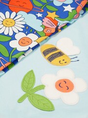 Frugi Blue Top And Legging Opal Outfit Set - Image 3 of 4
