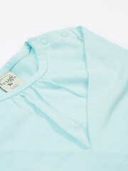 Frugi Blue Top And Legging Opal Outfit Set - Image 4 of 4