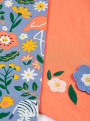 Frugi Orange Top And Legging Opal Outfit Set - Image 2 of 5